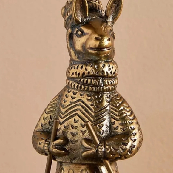 Anthropologie Bronze Wilma Stocking Holder - Picture 2 of 3